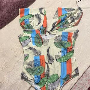 Patterned Bathing Suit
